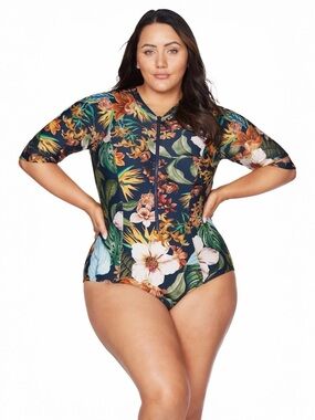 New! ARTESANDS • Into The Saltu Seurat Sunsuit in Navy